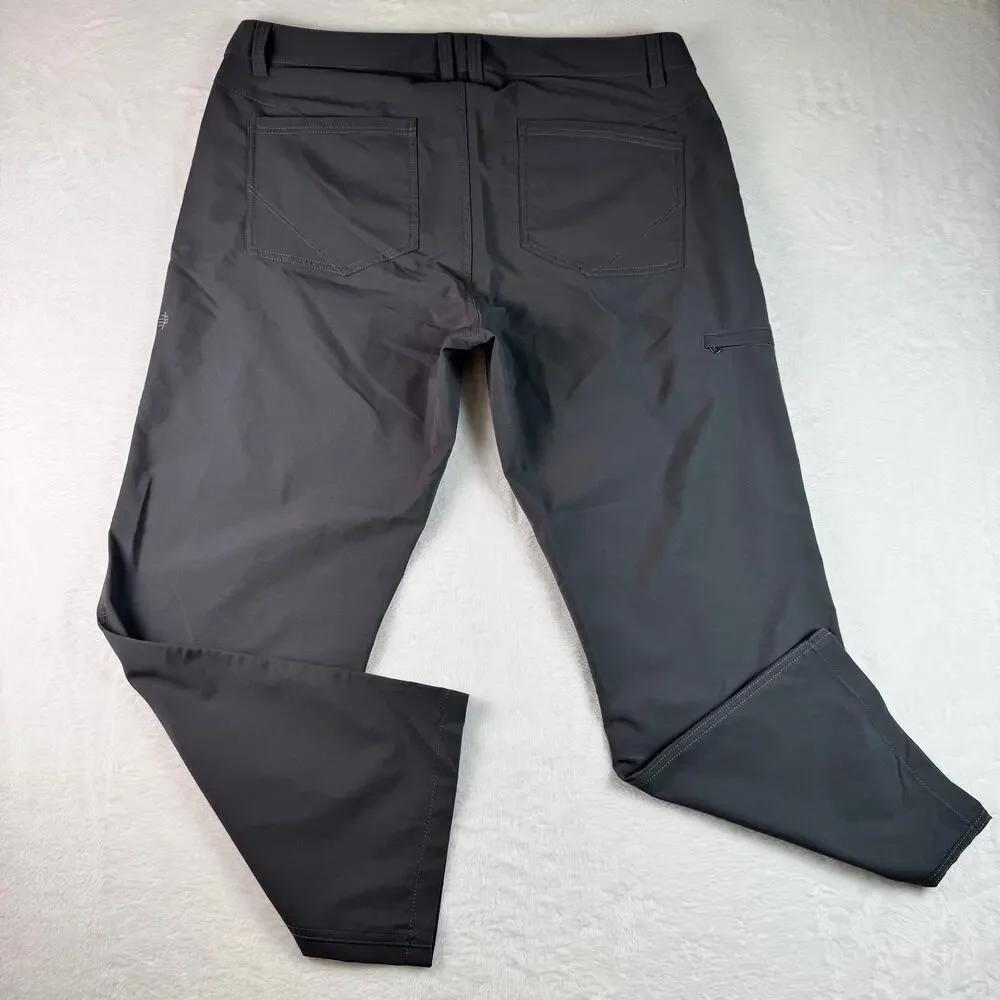 Royal Robbins Pants Mens 38x32 Gray Stretch Hiking Travel Outdoor Active Pants